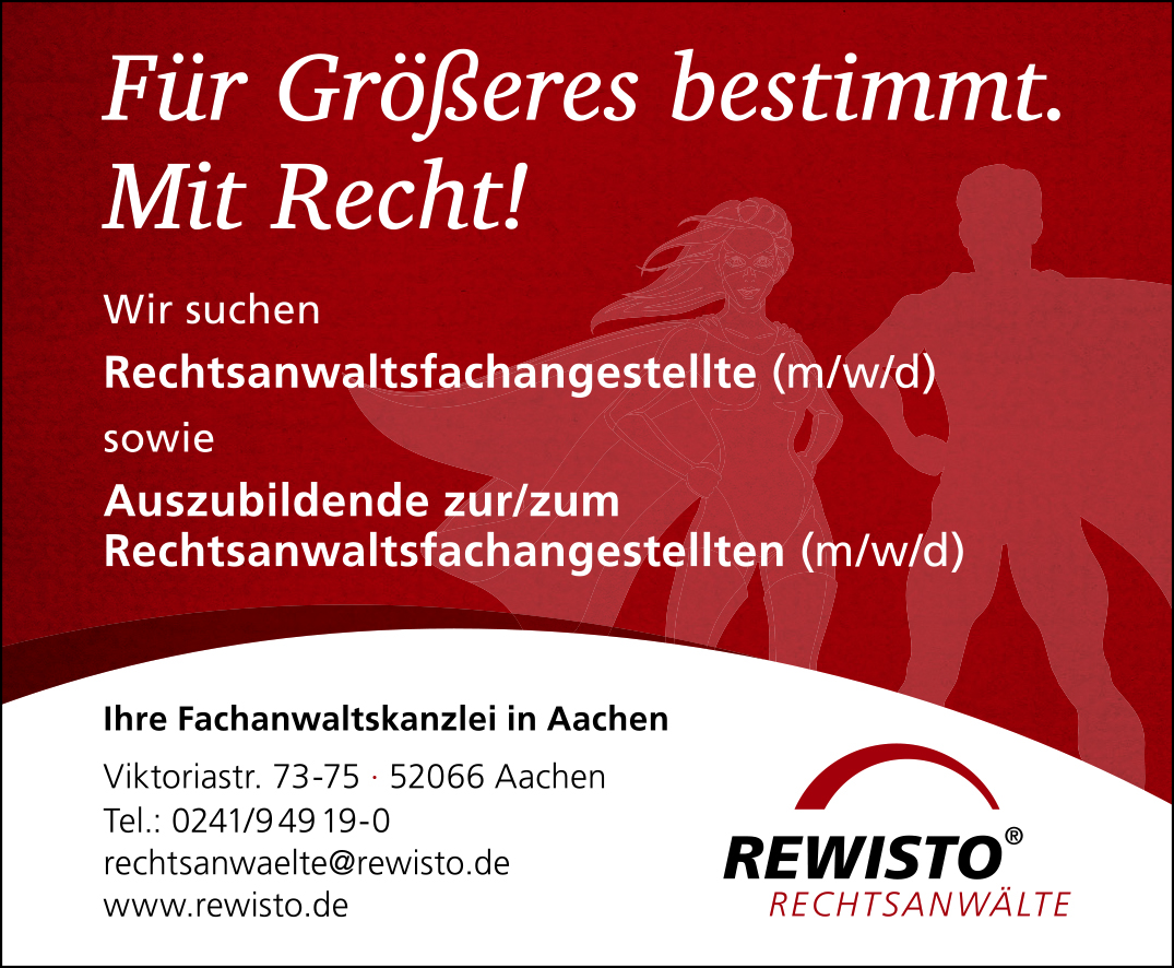 REWISTO sucht Verstärkung!